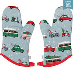 Danica Holiday Traffic Oven Mitt  set