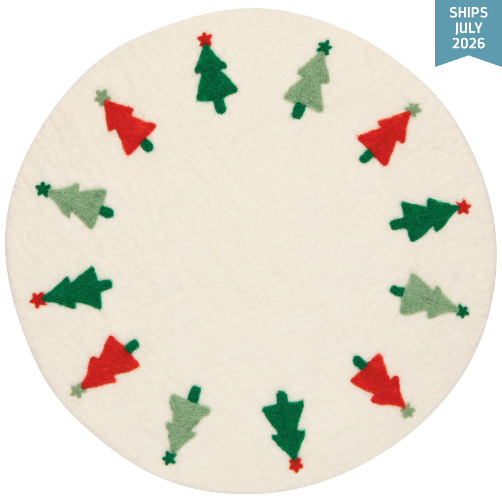 Danica Glitzmas Felt Wool Placemat