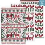 Danica Folk Forest Flour Sack Tea  Towel
