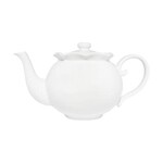 White FLR Teapot