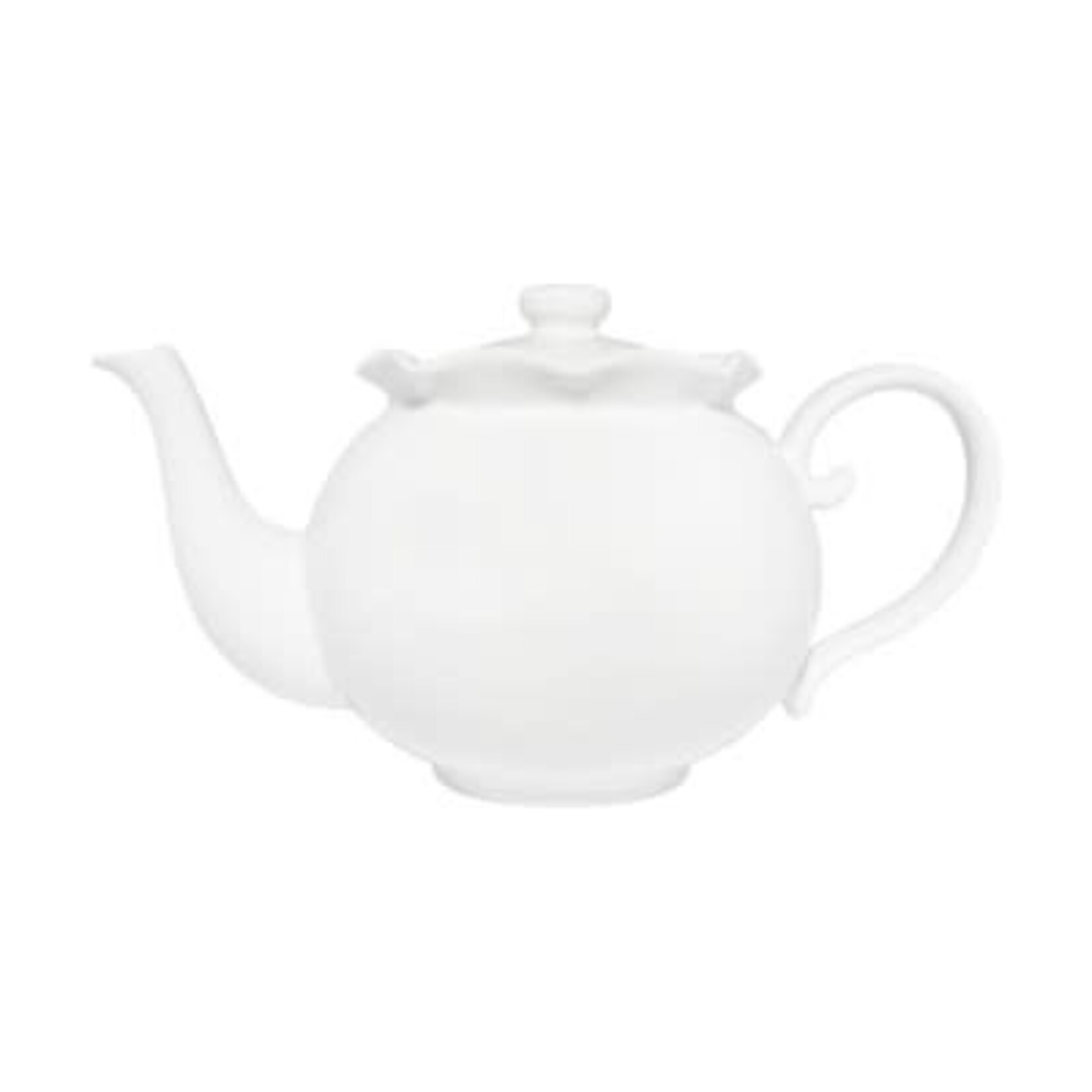White FLR Teapot