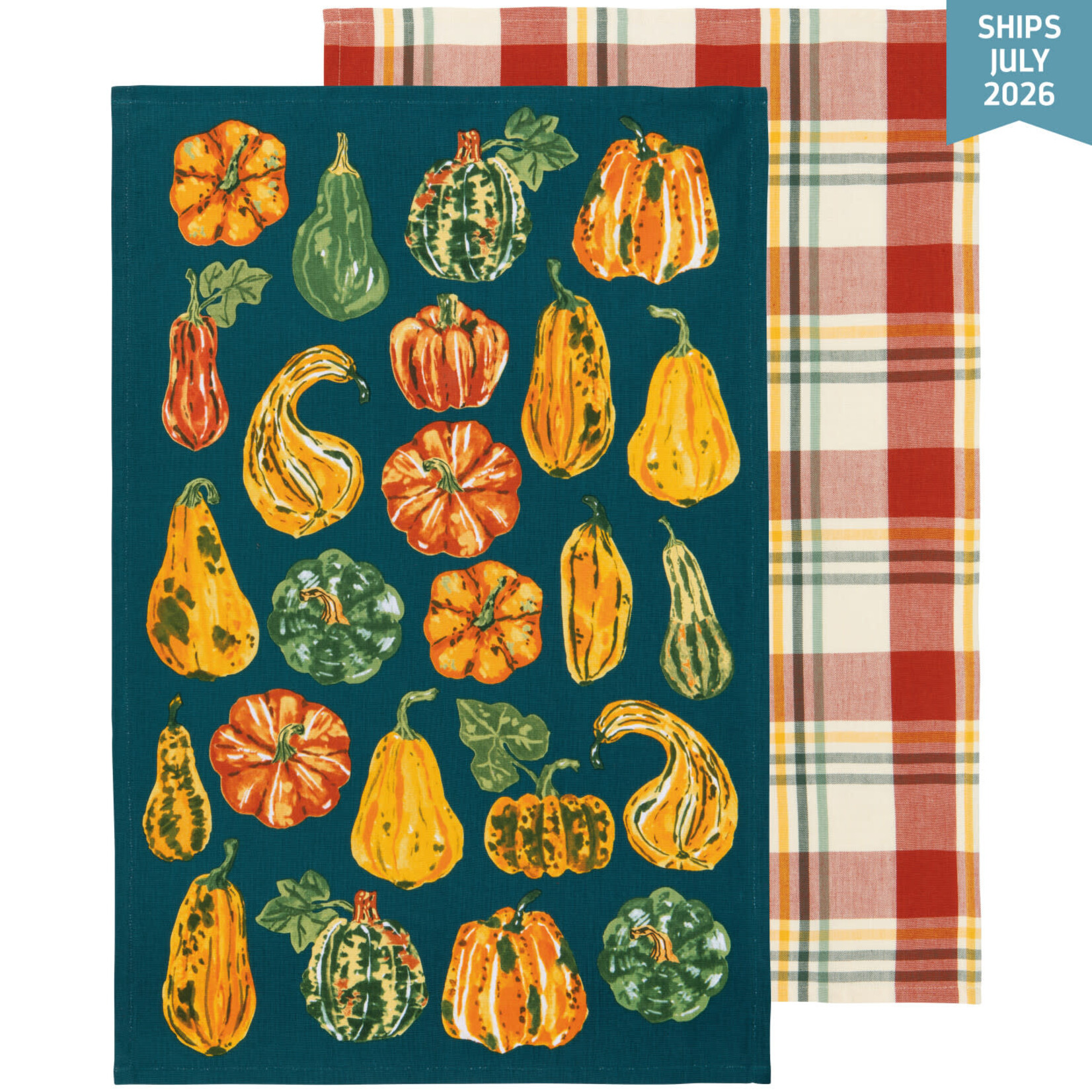 Danica Harvest Gourds Dishtowel 2
