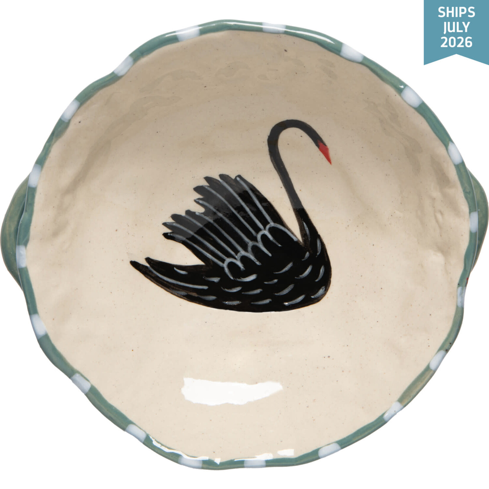 Danica Swan Song Footed Bowl