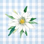 IHR Edelweiss and Gentian Cocktail Napkin