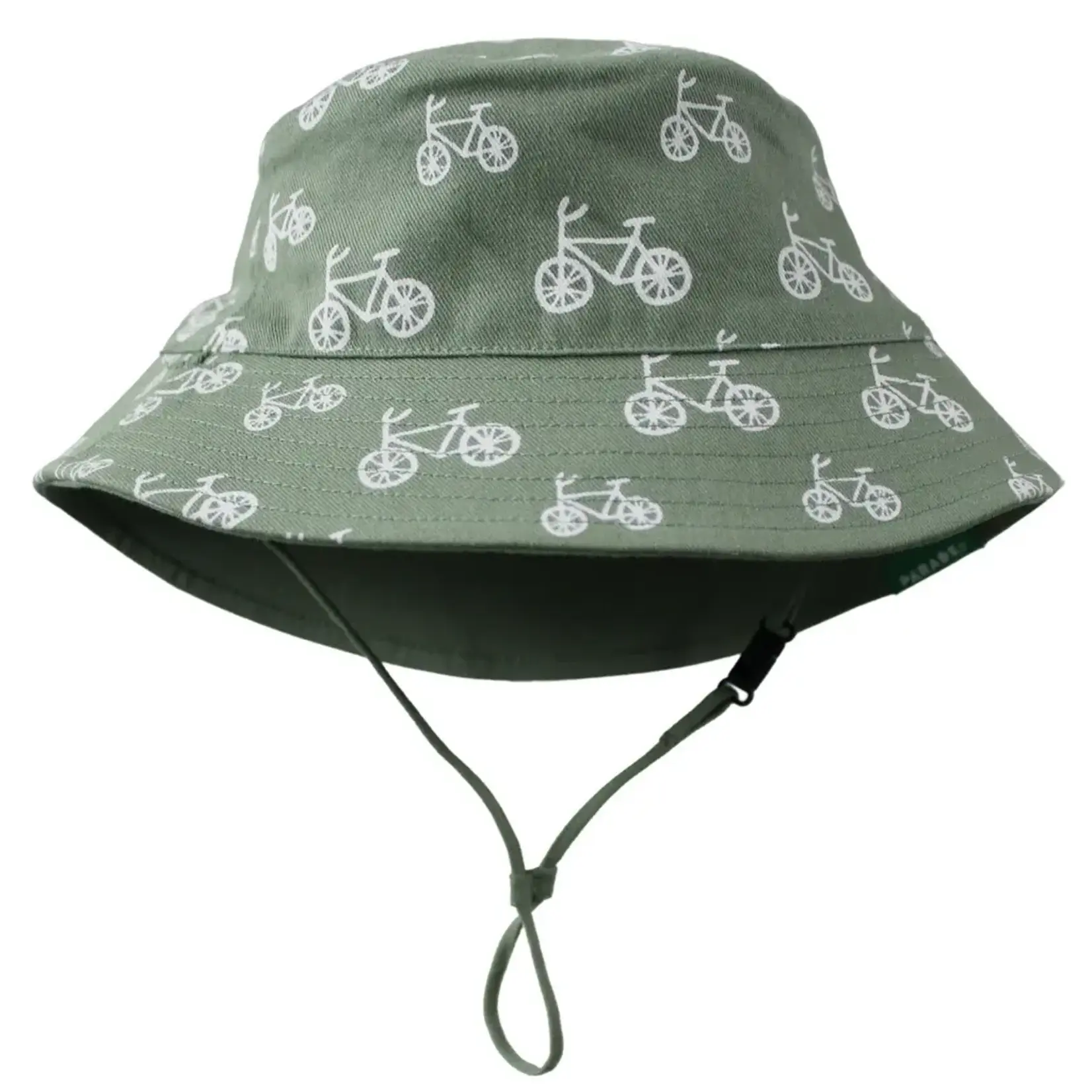 Parade Organics Bikes and Camper Green Reversible Organic Cotton Hats