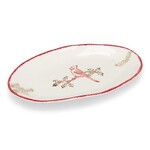 Cardinal Stamp oval plate