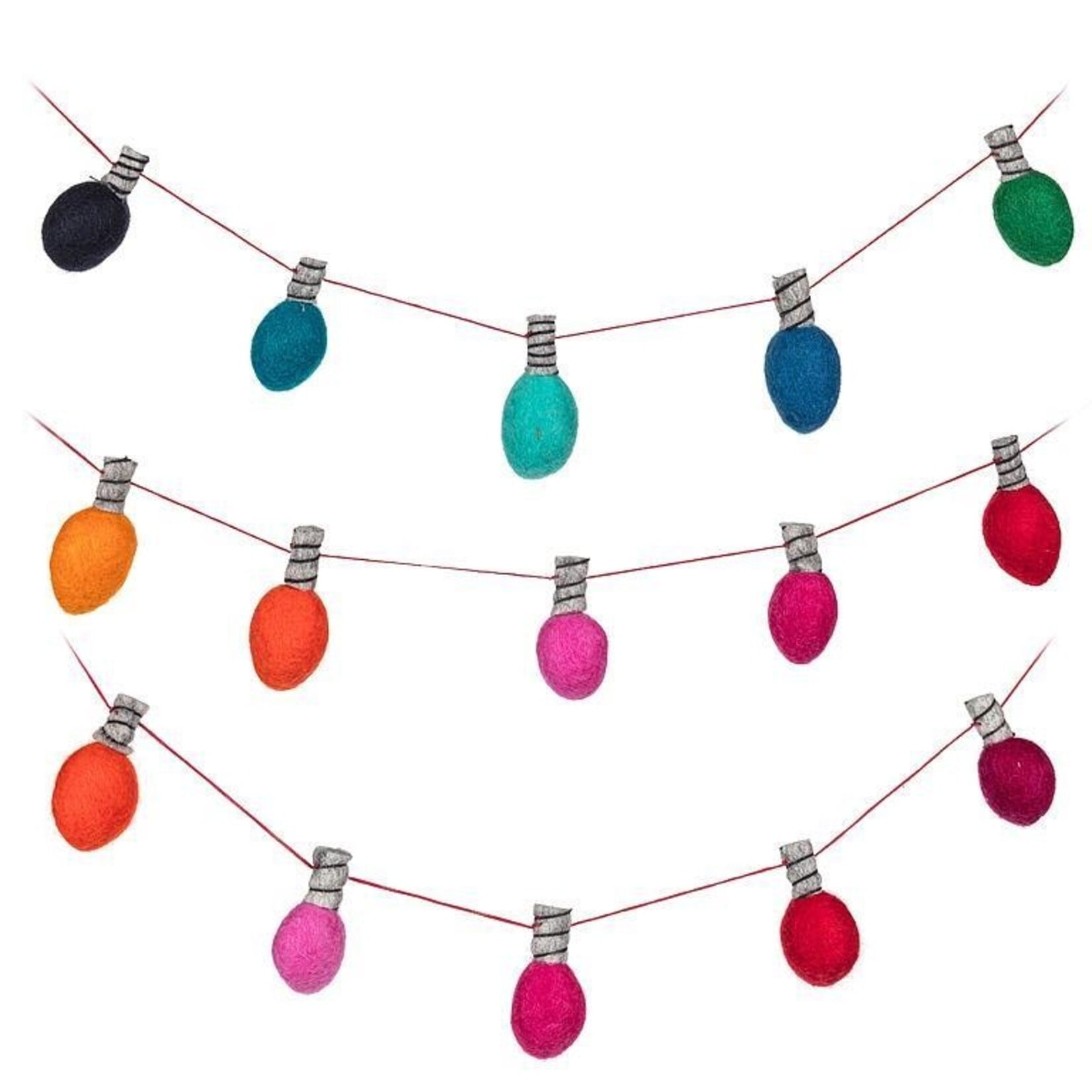 Abbott Holiday Bulb Garland