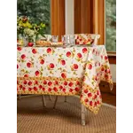 April Cornell Apple Ecru 36x36 Tablecloth