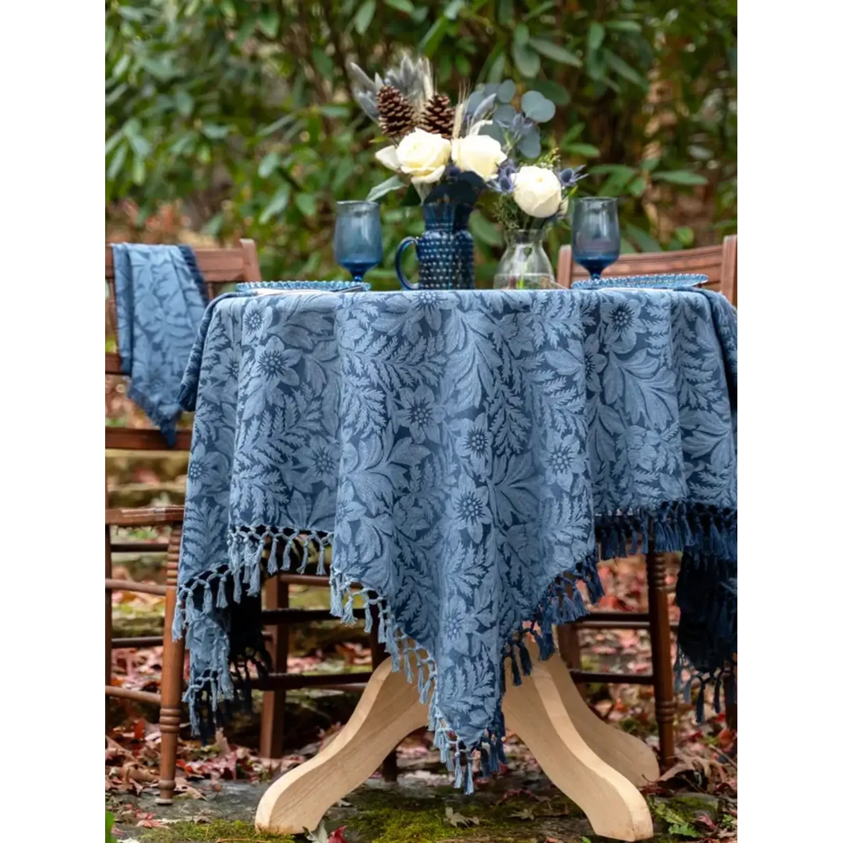 April Cornell Quiet Jacquard Tablecloth  60x90