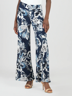 CLARA SUNWOO MOONLIT FLORAL PALAZZO PANTS