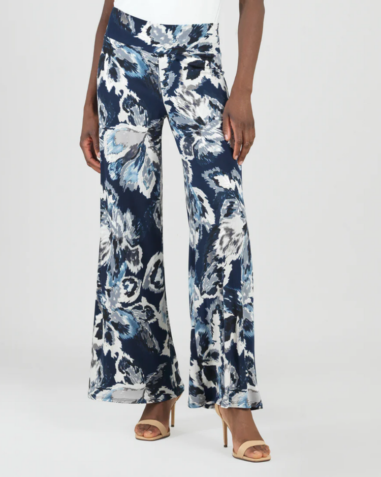 CLARA SUNWOO MOONLIT FLORAL PALAZZO PANTS
