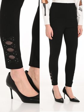 FRANK LYMAN BOW HEM PANTS