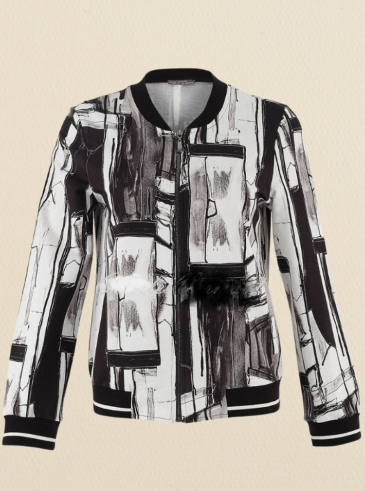 DOLCEZZA GRAPHIC MUSE ZIP JACKET