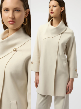 JOSEPH RIBKOFF AUDREY SHAWL COLLAR JACKET