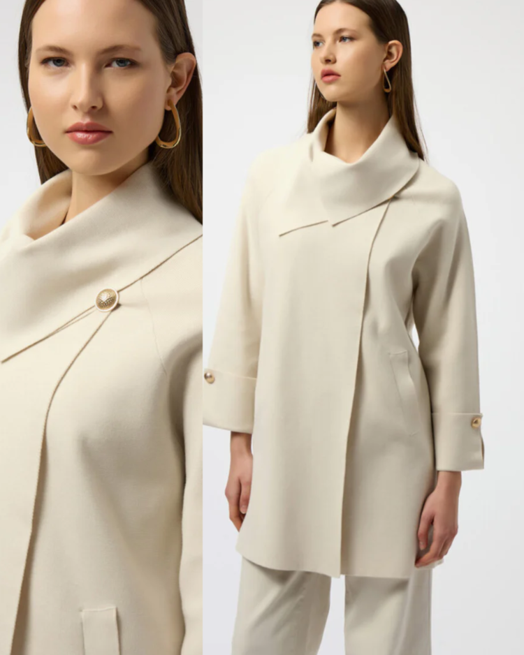 JOSEPH RIBKOFF AUDREY SHAWL COLLAR JACKET