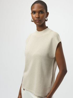JOSEPH RIBKOFF DIAMOND BIRCH TOP