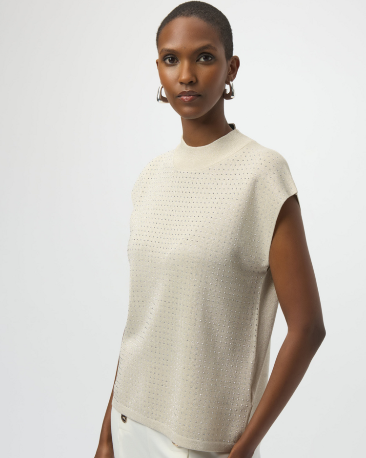 JOSEPH RIBKOFF DIAMOND BIRCH TOP