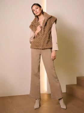 JOSEPH RIBKOFF BIRCH BUTTON JEANS