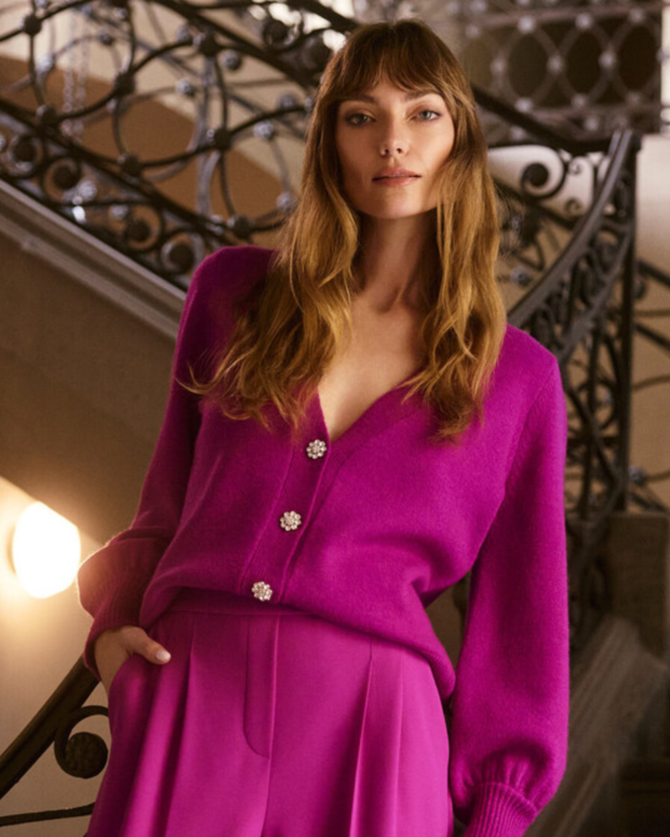 JOSEPH RIBKOFF STATEMENT COSMOS CARDIGAN