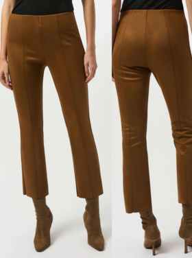 JOSEPH RIBKOFF LATTE SUEDE PANT