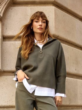 JOSEPH RIBKOFF AVOCADO MORNING SWEATER