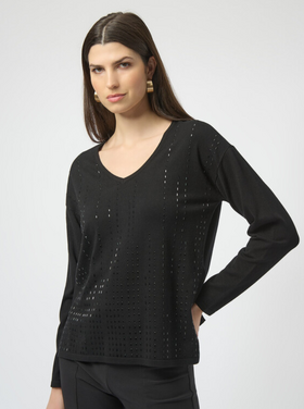 JOSEPH RIBKOFF SEQUIN SWEATER
