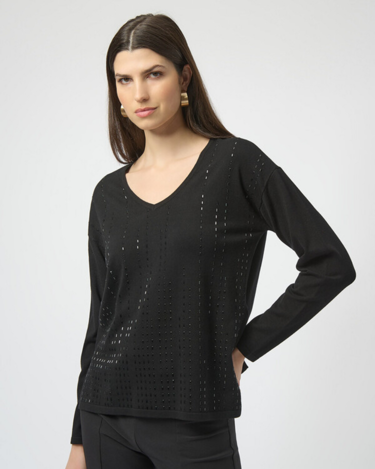 JOSEPH RIBKOFF SEQUIN SWEATER