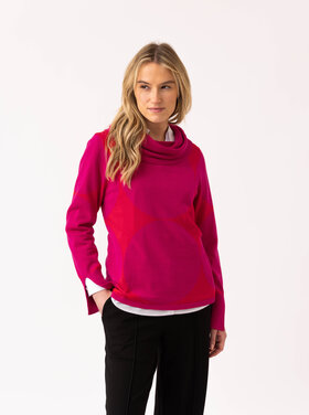 MARBLE FUSCHIA MOMENT SWEATER