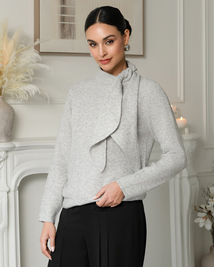 ELANA WANG SILVER DREAMS SWEATER