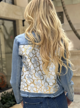 STACY BRADLEY ICONIC LOTUS JEAN JACKET