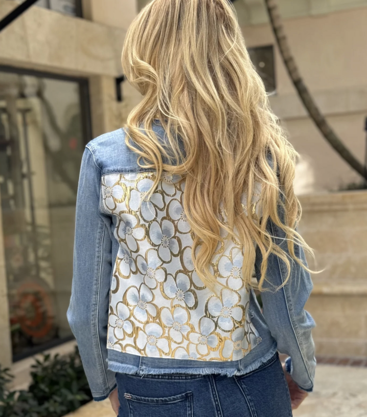 STACY BRADLEY ICONIC LOTUS JEAN JACKET