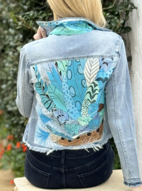 STACY BRADLEY ICONIC SKY JEAN JACKET