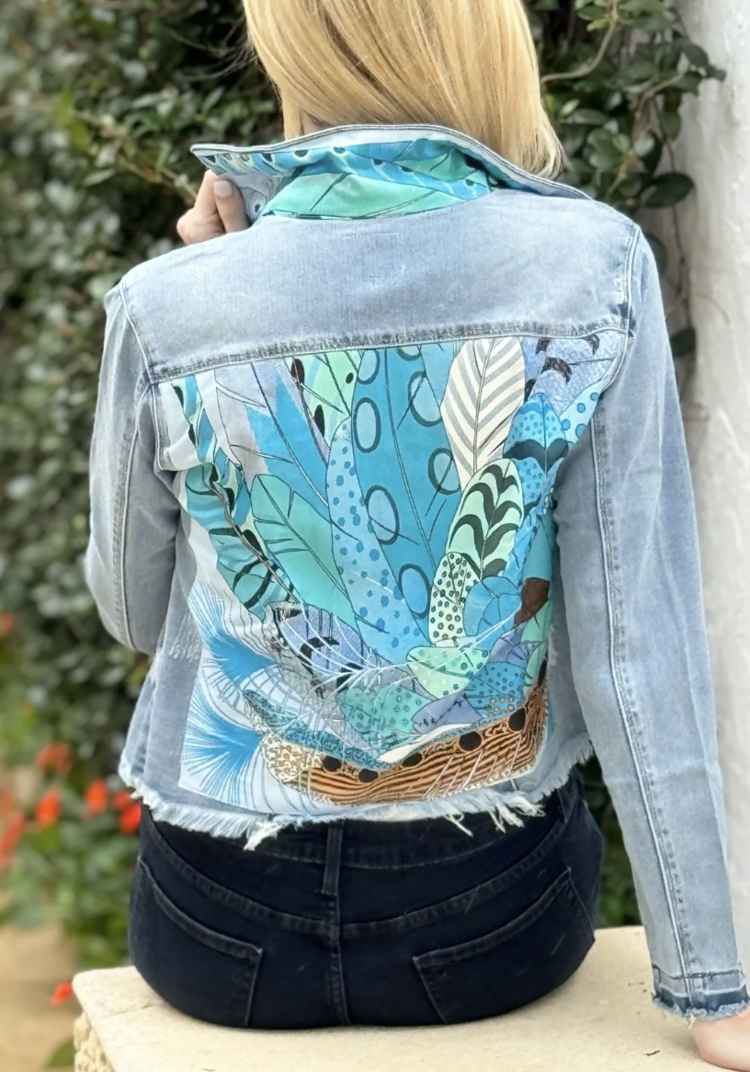 STACY BRADLEY ICONIC SKY JEAN JACKET