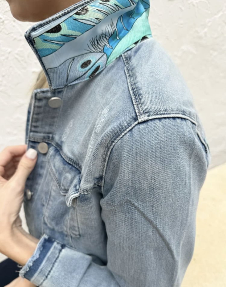 STACY BRADLEY ICONIC SKY JEAN JACKET