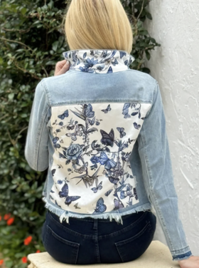 STACY BRADLEY ICONIC BUTTERFLY JEAN JACKET