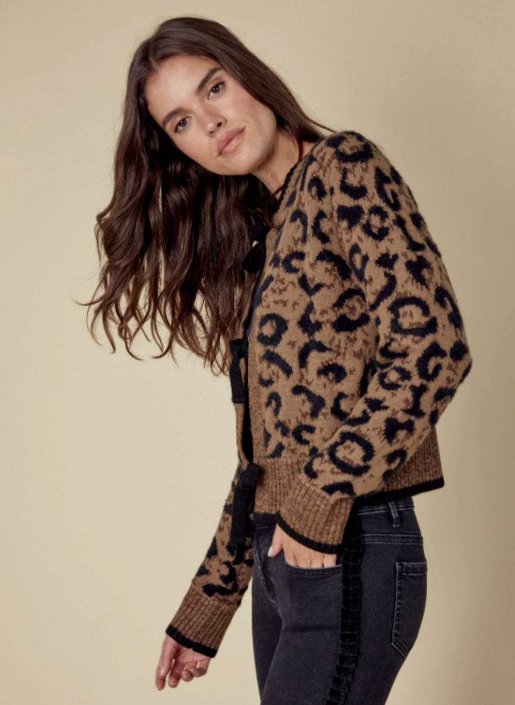 CHARLIE B. ANIMAL BOW TIE CARDIGAN