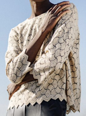 CLARA SUNWOO GOLDEN INTRIGUE TOP