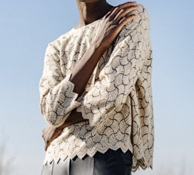 CLARA SUNWOO GOLDEN INTRIGUE TOP