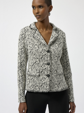 JOSEPH RIBKOFF HERRINGBONE BLAZER