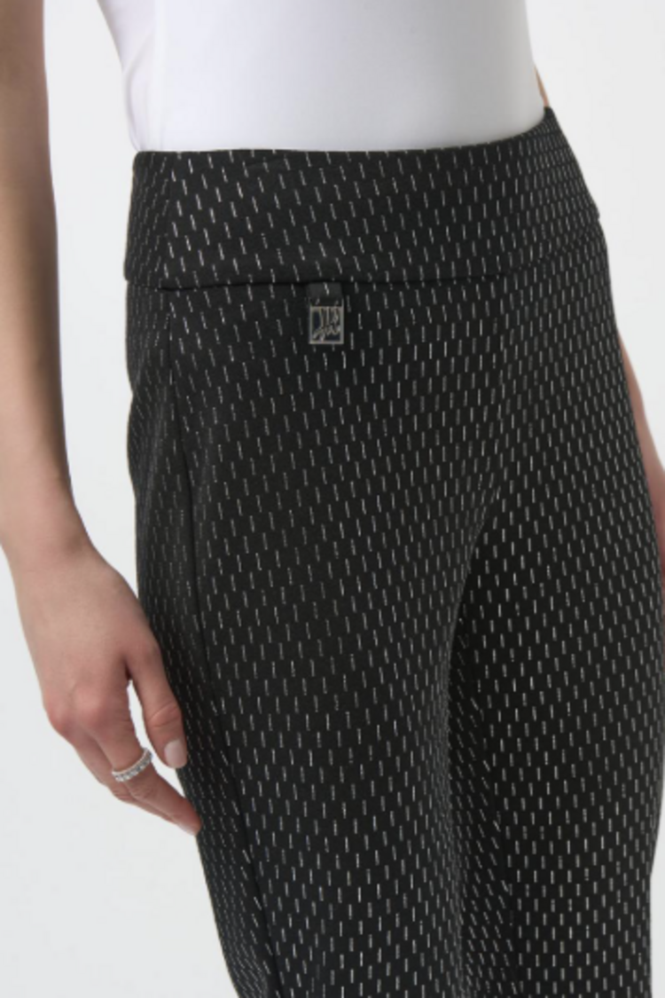 JOSEPH RIBKOFF METALLIC RAINDROP PANT