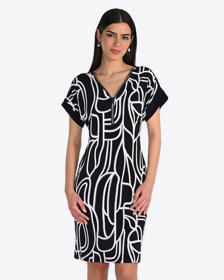 FRANK LYMAN MIDNIGHT BRUNCH DRESS