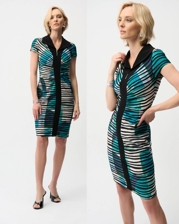 JOSEPH RIBKOFF TROPICAL NIGHTS DRESS