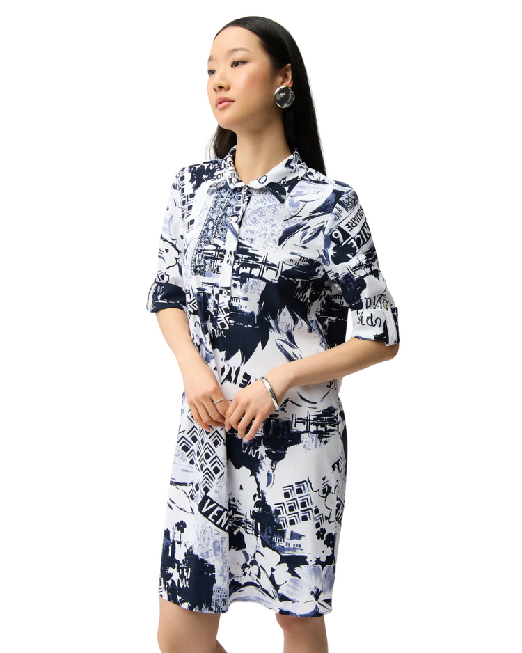 JOSEPH RIBKOFF VENICE TRAVEL DRESS