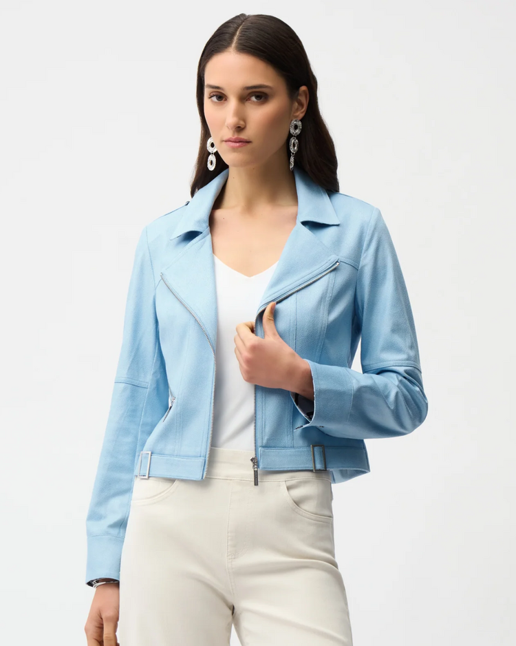 JOSEPH RIBKOFF SUEDED LUXURY JACKET