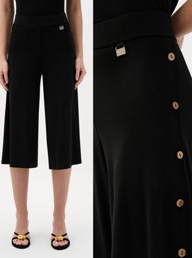 JOSEPH RIBKOFF BUTTON SIDE PANT