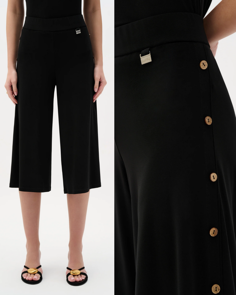 JOSEPH RIBKOFF  BUTTON SIDE PANT