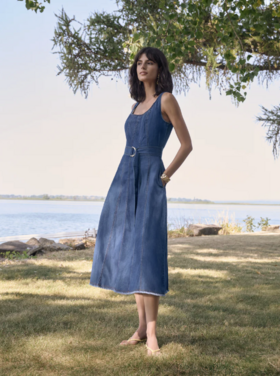 JOSEPH RIBKOFF MONTANA DENIM DRESS