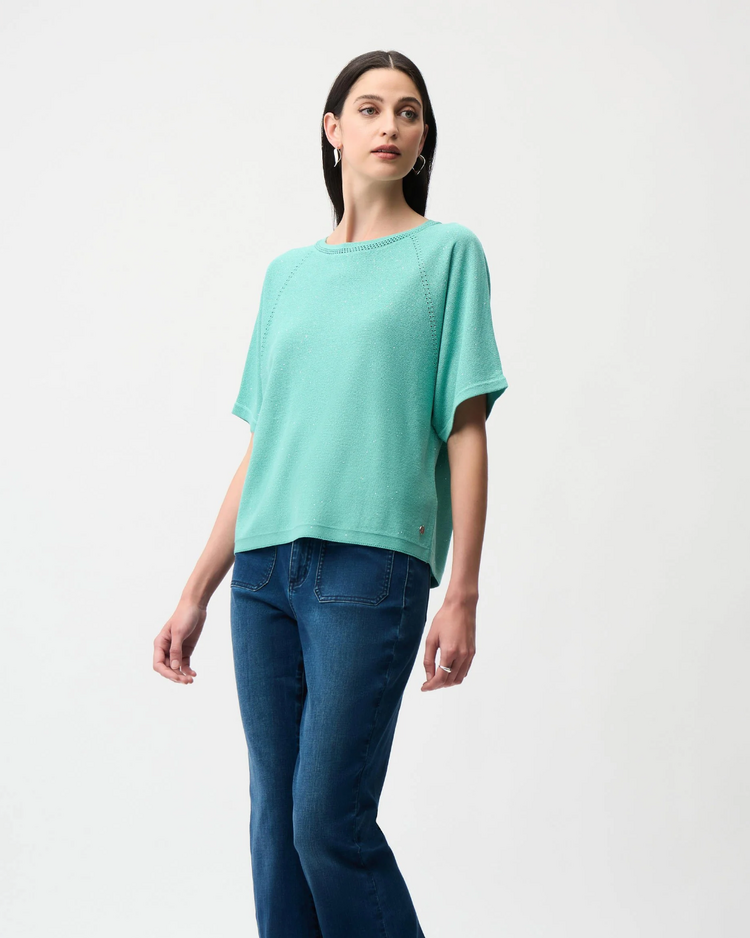 JOSEPH RIBKOFF SEAFOAM SWEATER