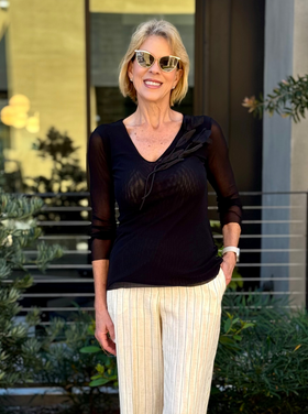 PETIT POIS MARINA FLOWER TOP