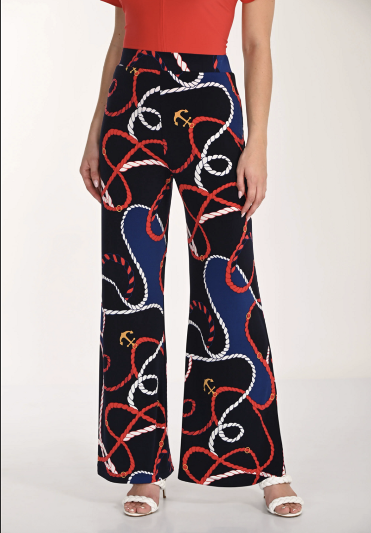 FRANK LYMAN NAUTICAL PALAZZO PANT